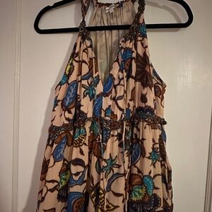 Anthropologie Love the Label Boho Printed Maxi Dress